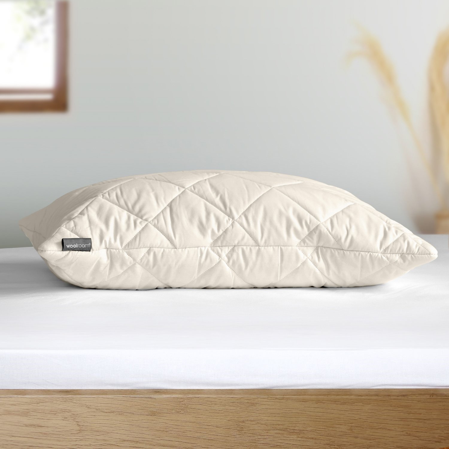 Machine Washable White Pillow Shams for Standard Size Pillows Set
