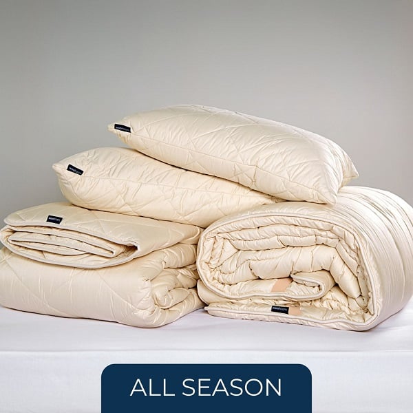 Natural All-Season Wool Comforter